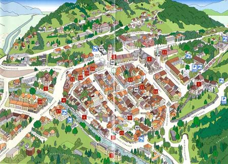 Feldkirch-Stadtplan
